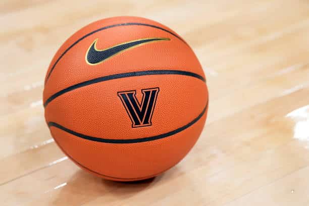 Villanova logo on basketball, Big East basketball