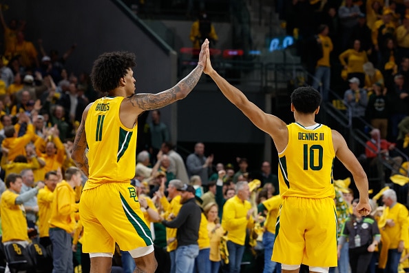 Jalen Bridges, RayJ Dennis, Baylor Bears, Big 12 basketball