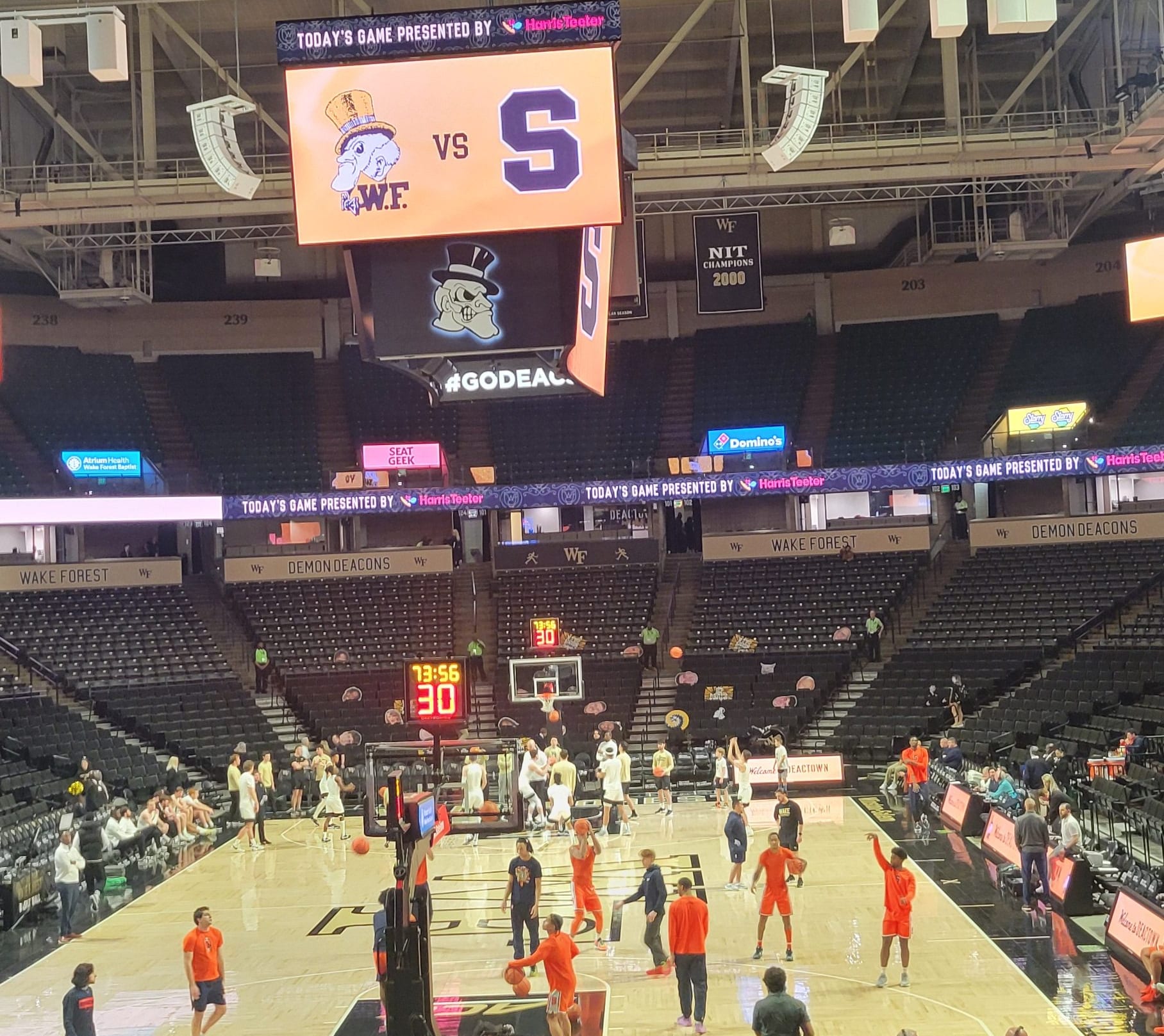 Wake Forest basketball vs. Syracuse