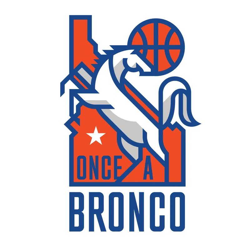 Once a Bronco Logo