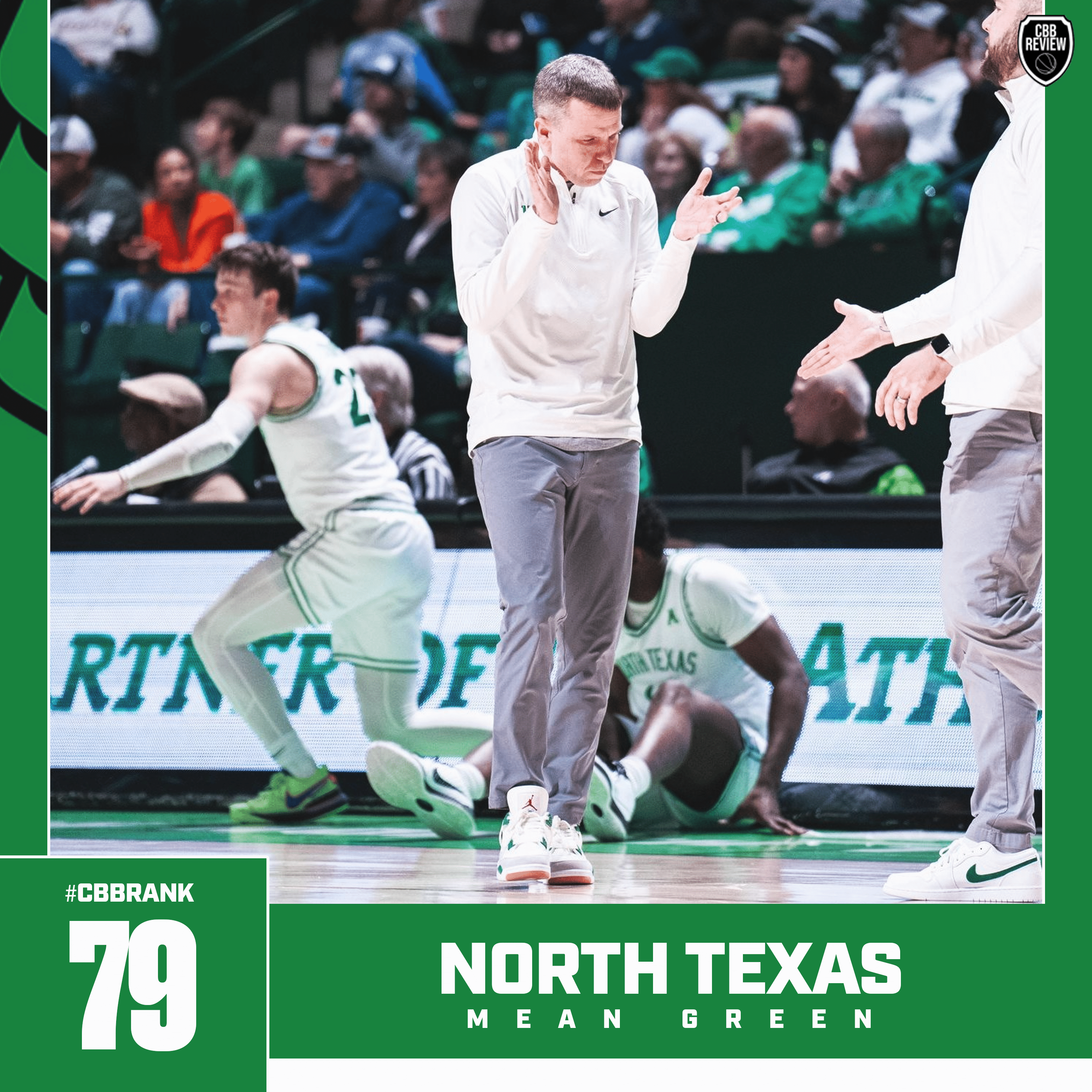 North Texas basketball CBB Rank 2024, Ross Hodge
