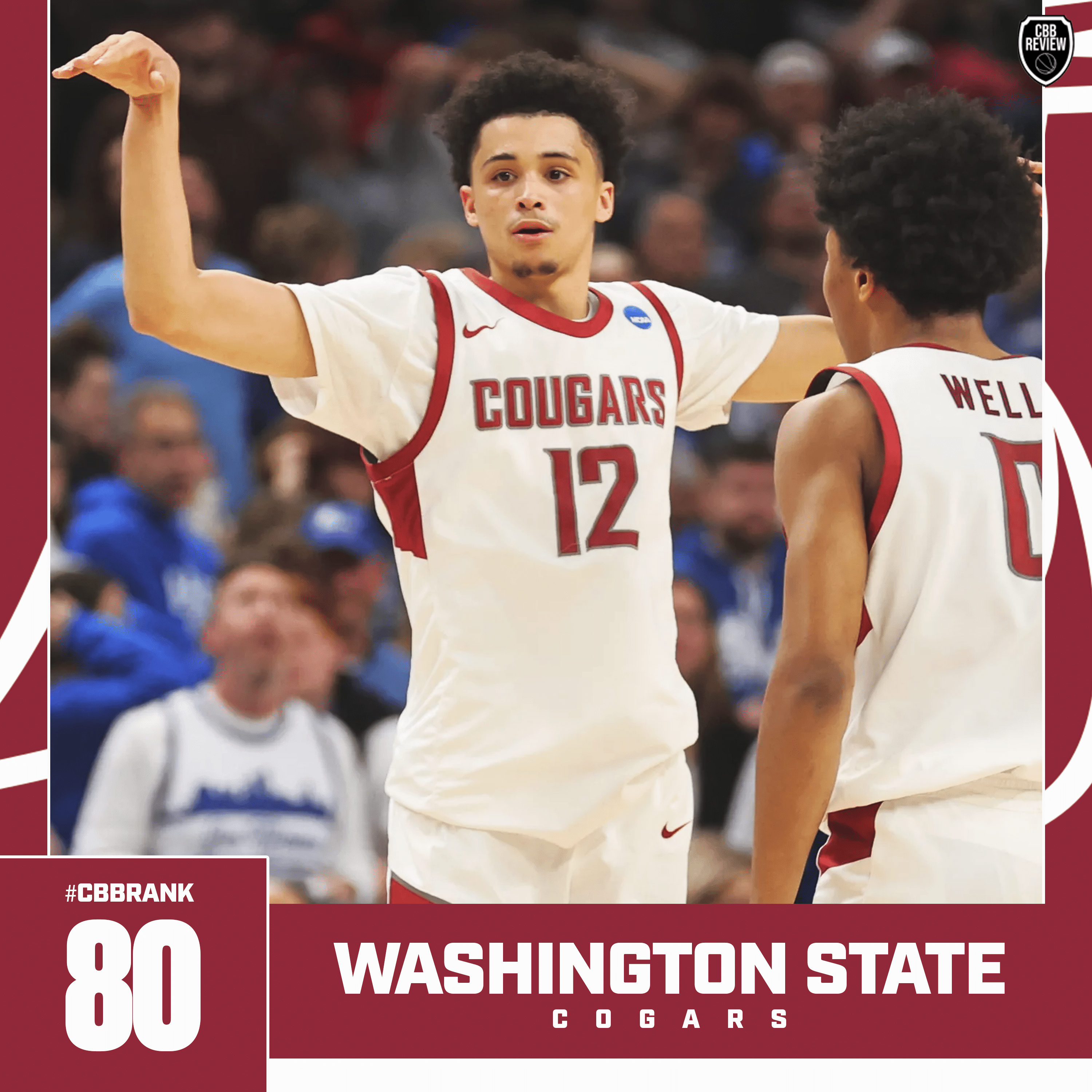 Washington State basketball CBB Rank 2024, Isaiah Watts