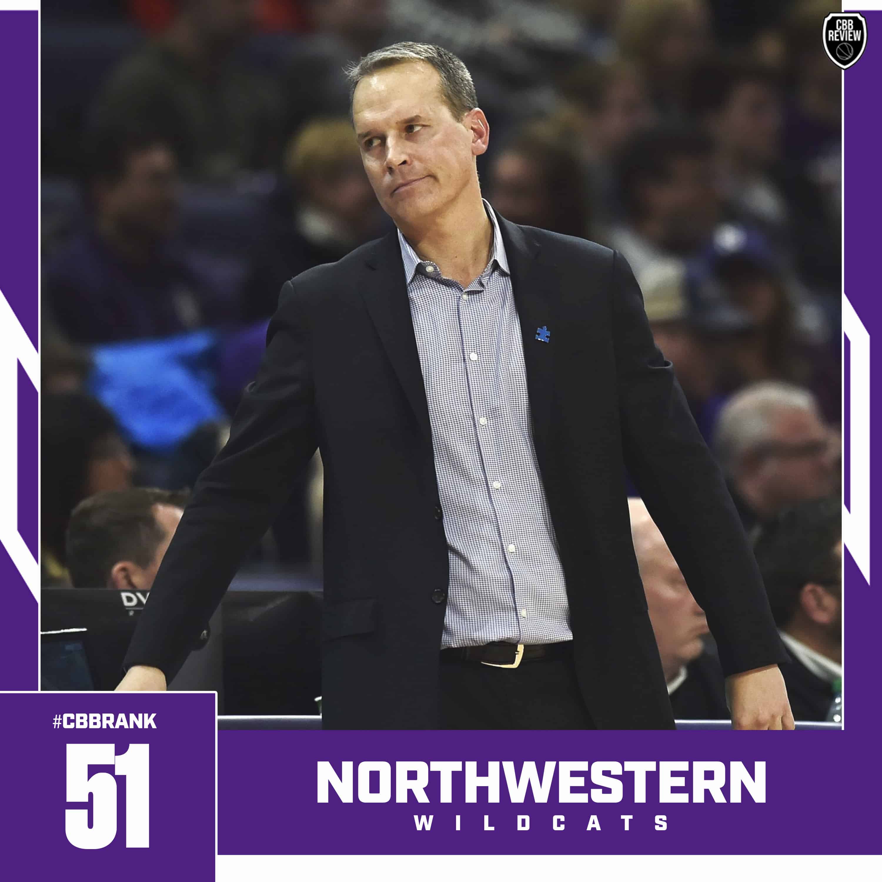 Northwestern Basketball CBB Rank 2024, Chris Collins