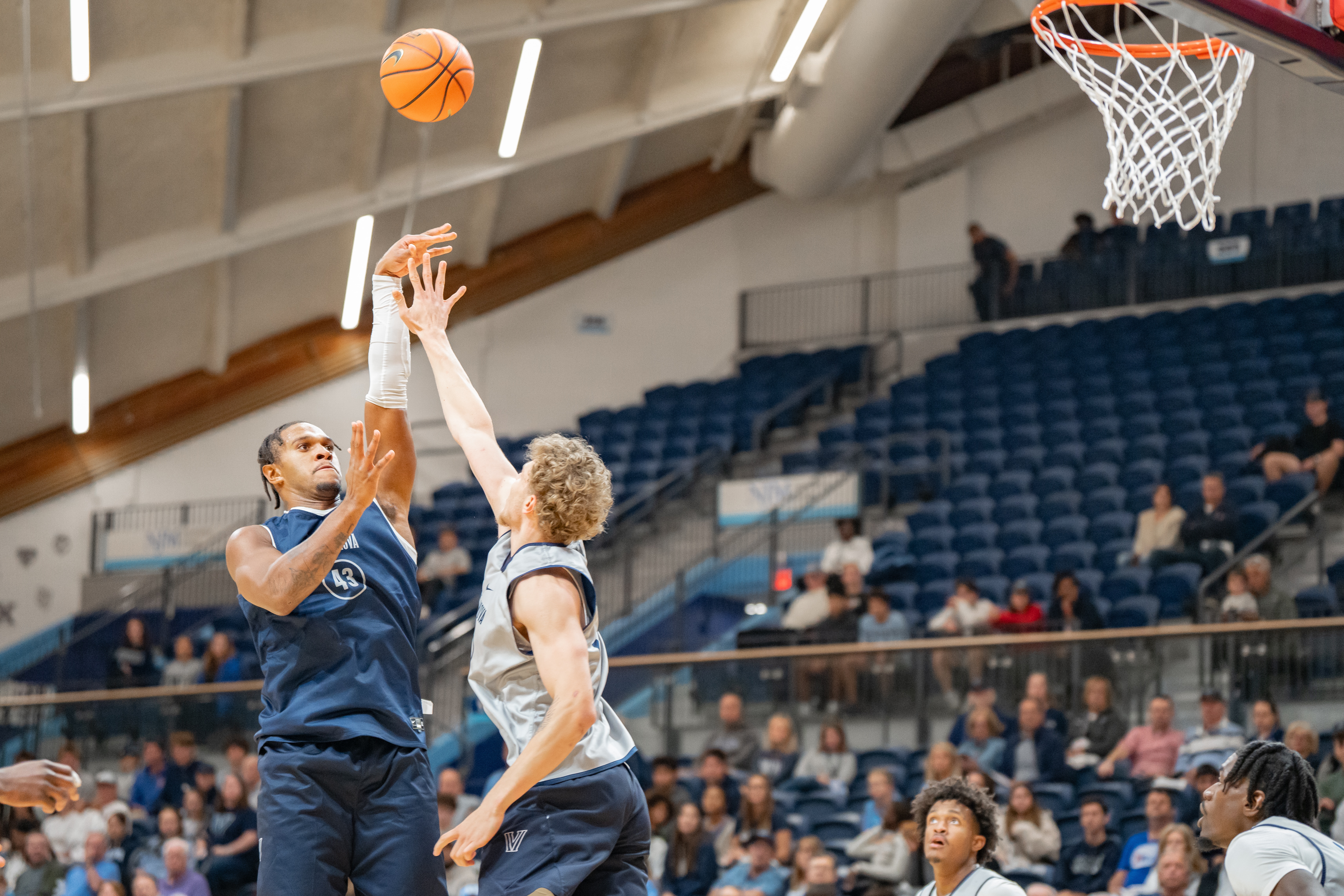 Eric Dixon, Matthew Hodge, Villanova basketball Blue-White Scrimmage