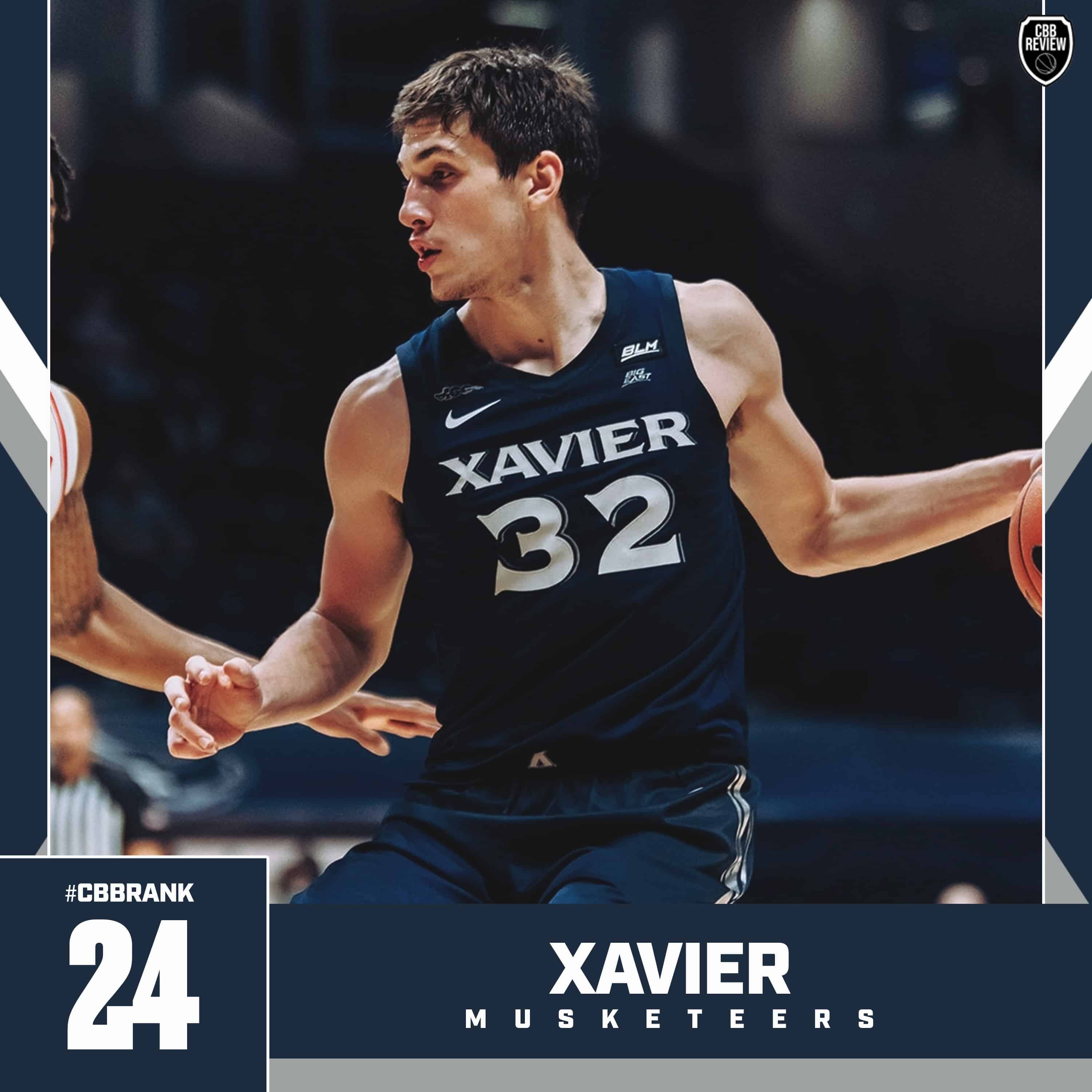Xavier basketball CBB Rank 2024, Zach Freemantle