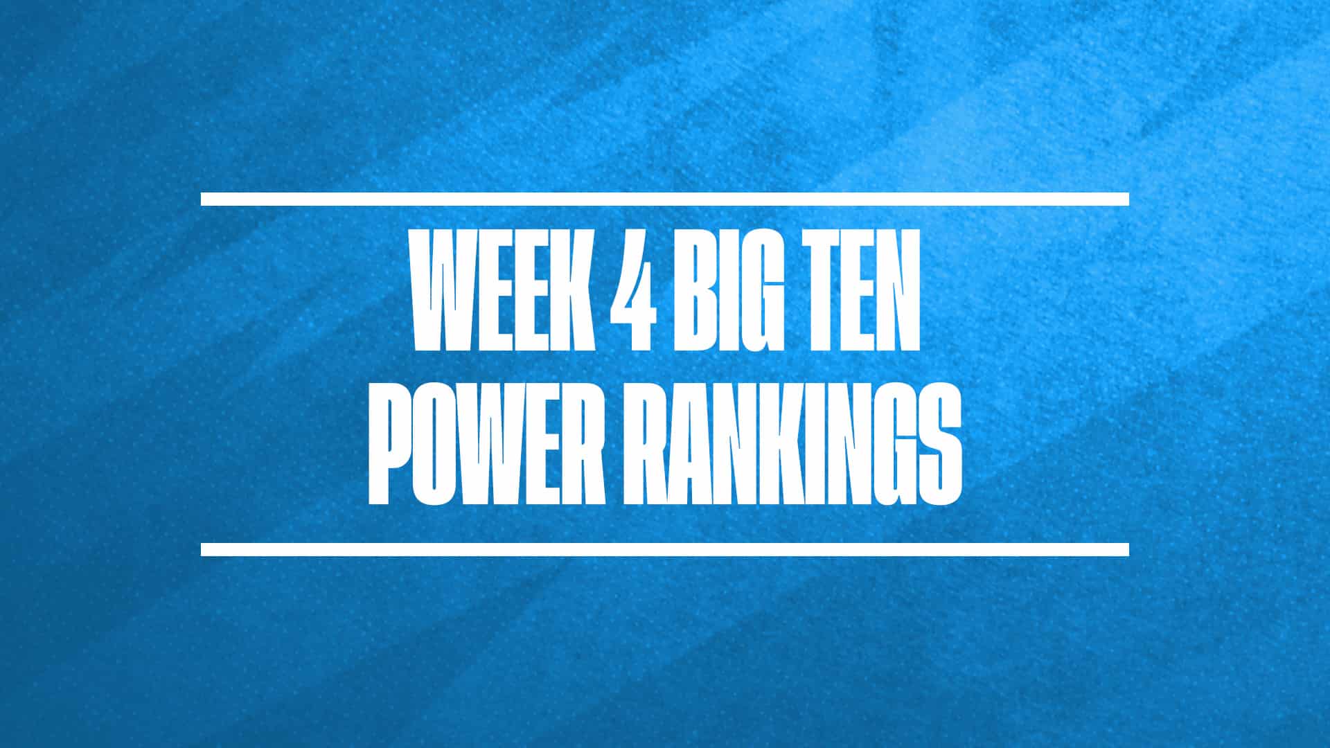 2024-25 Big Ten Basketball Power Rankings Week 4 GFX