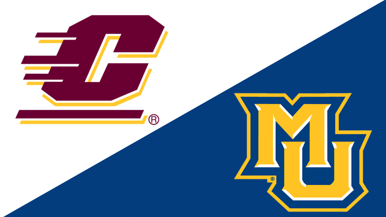 Central Michigan basketball vs Marquette preview GFX