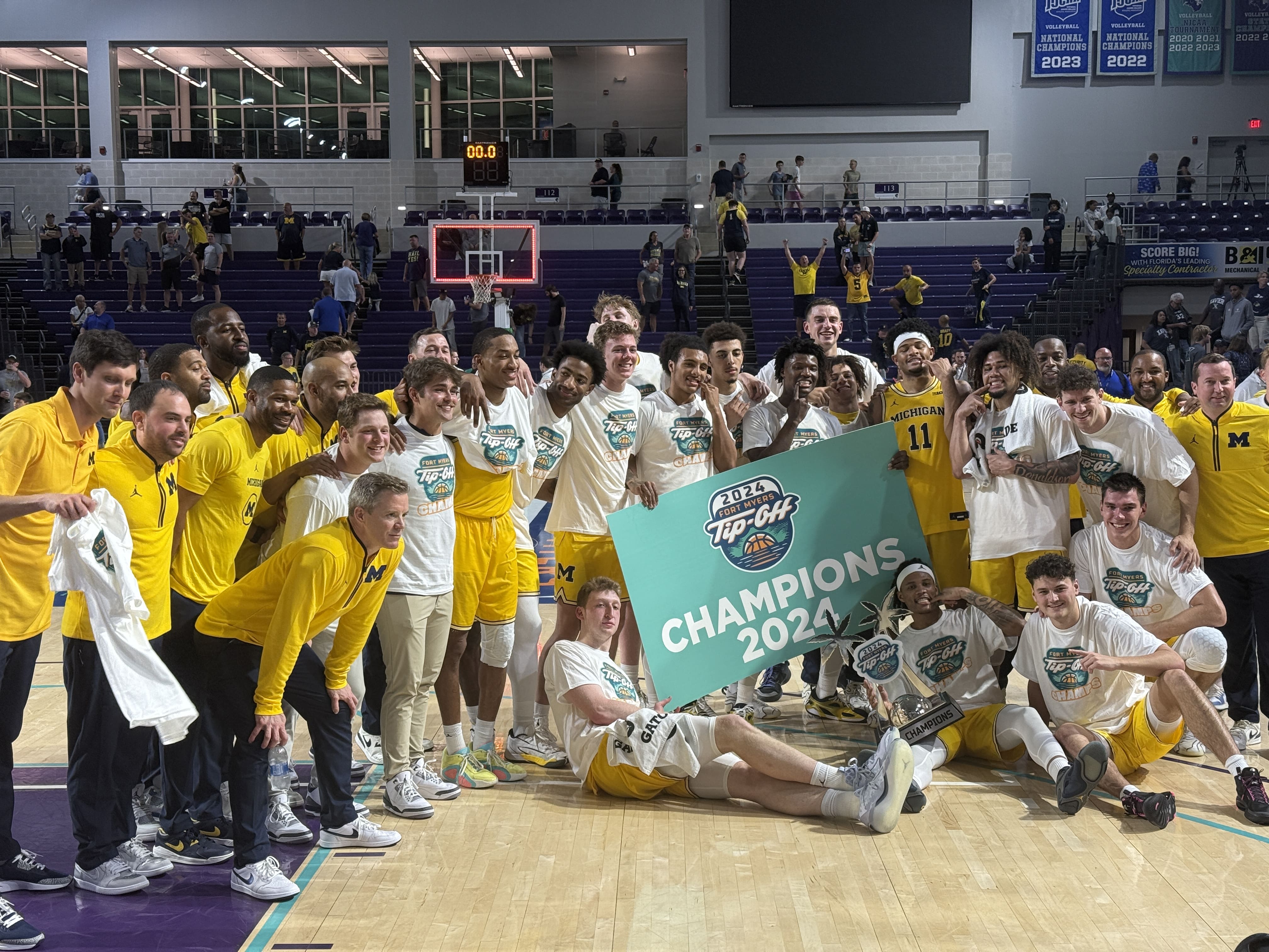 Fort Myers Tip-Off Champions Michigan Basketball