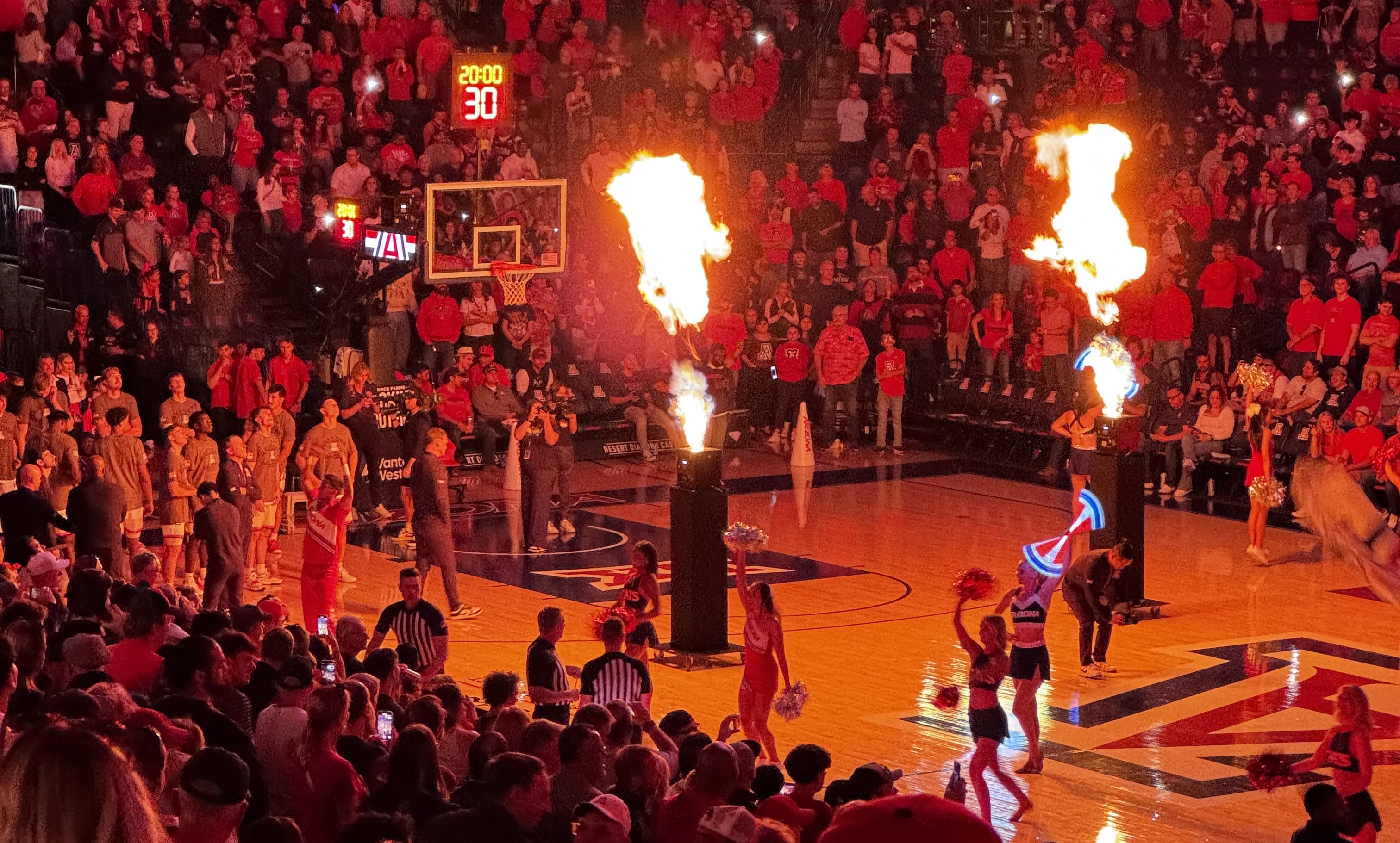 Arizona basketball pregame vs Old Dominion