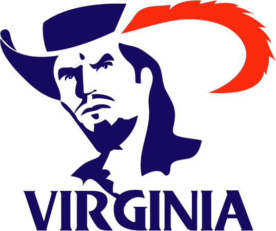 Virginia basketball retro logo