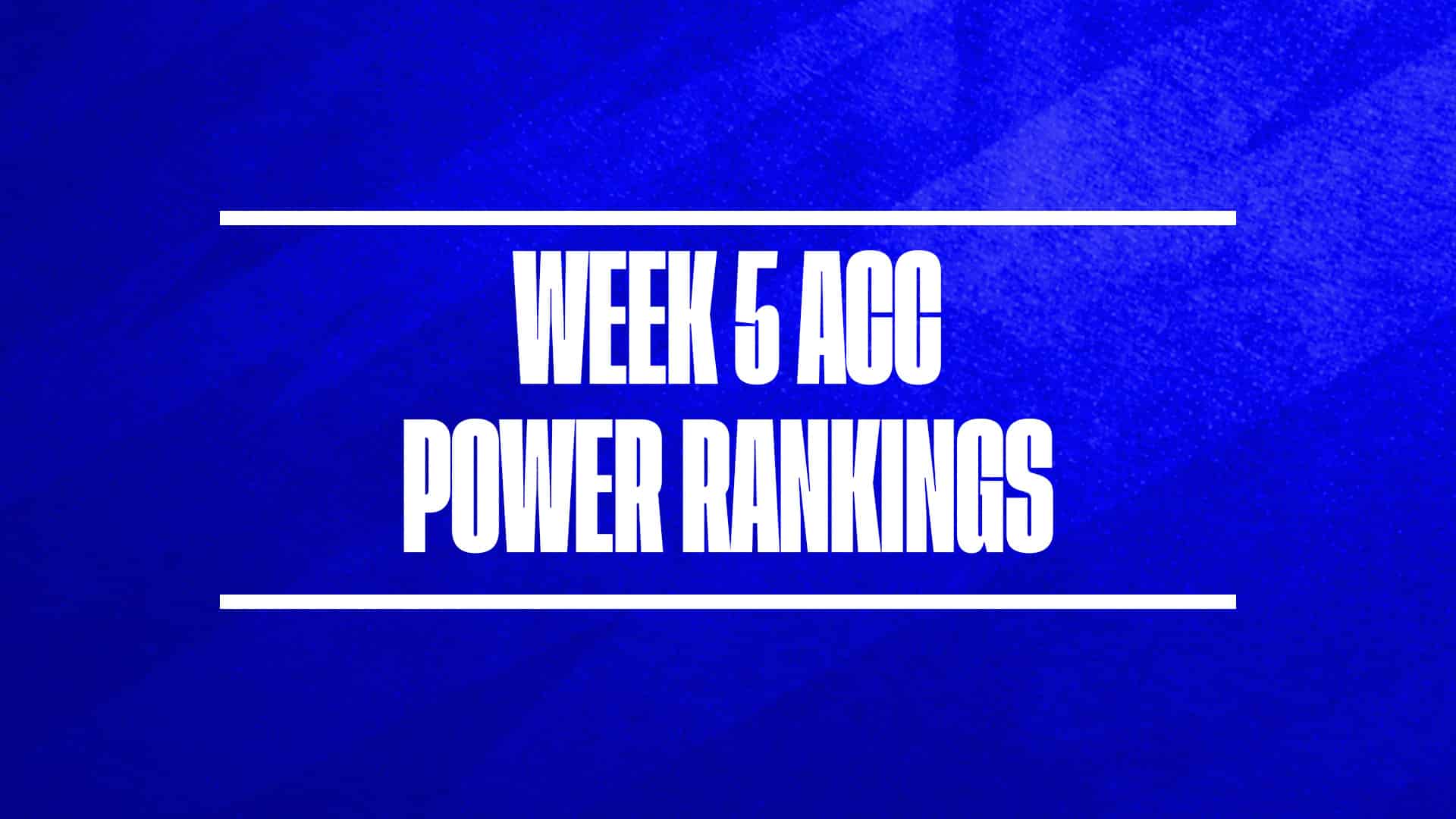 2024-25 ACC Basketball Power Rankings Week 5 GFX
