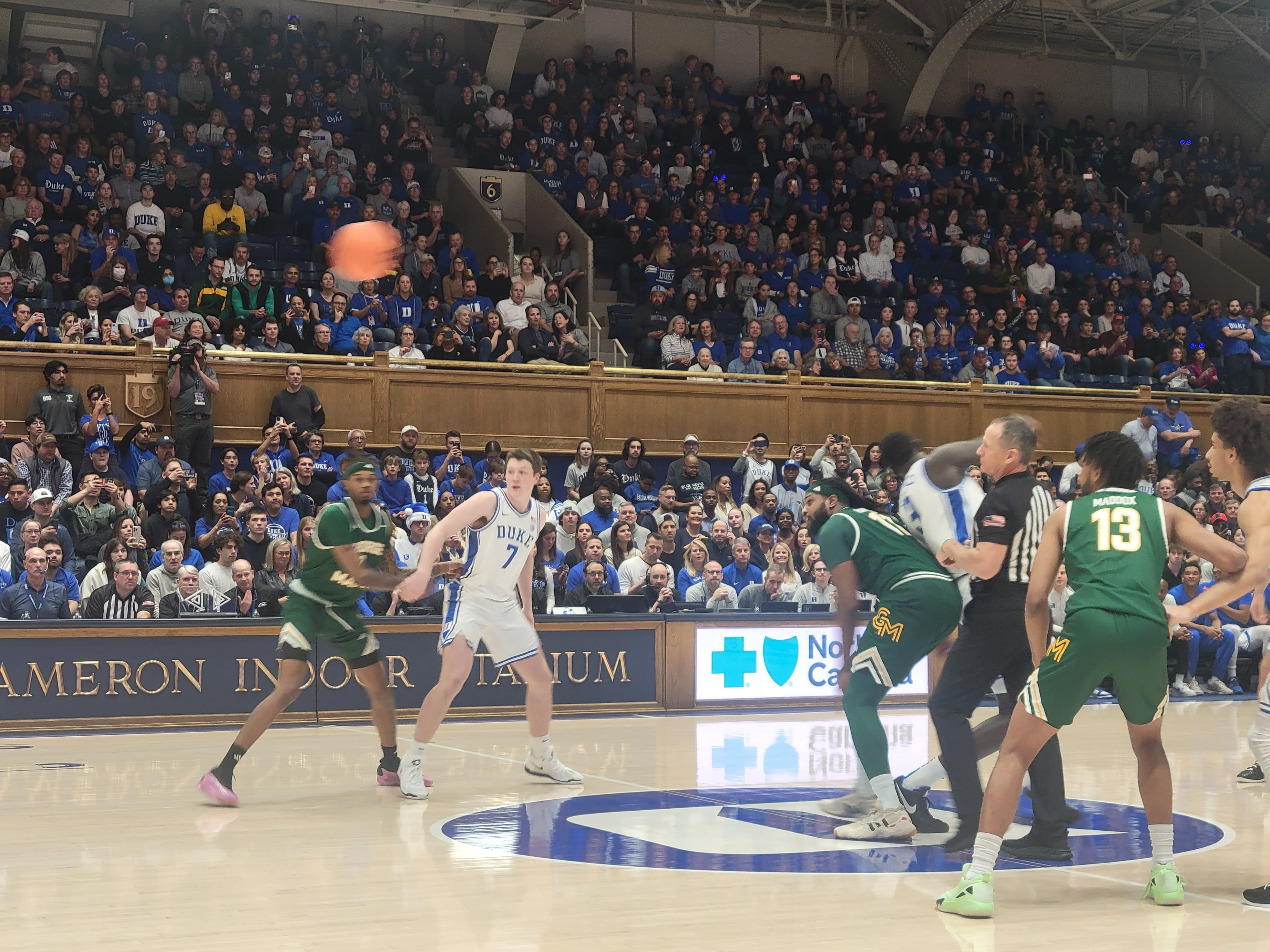 Duke Basketball against George Mason
