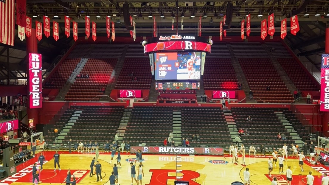 Jersey Mike's Arena, Rutgers basketball takes on Columbia (Photo credit: Dan Siegel)
