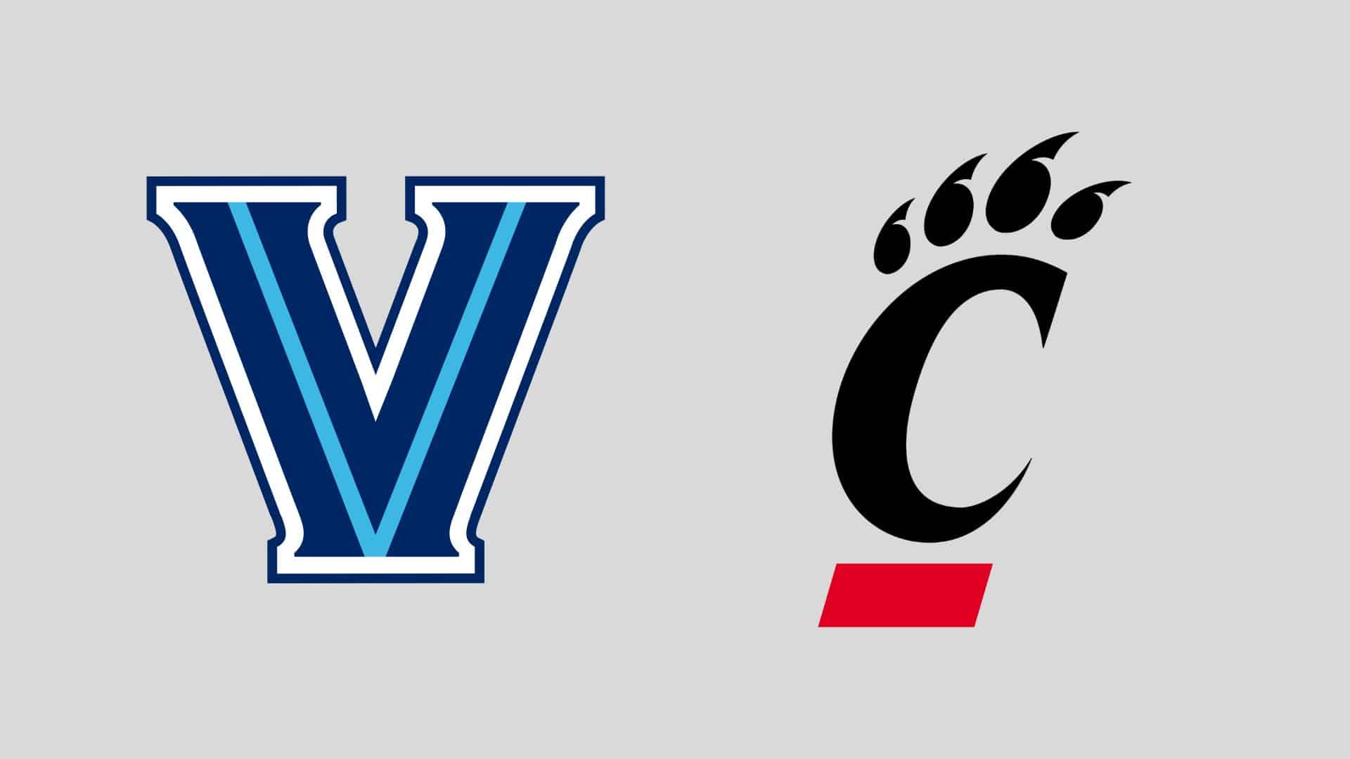 Villanova basketball vs. Cincinnati GFX