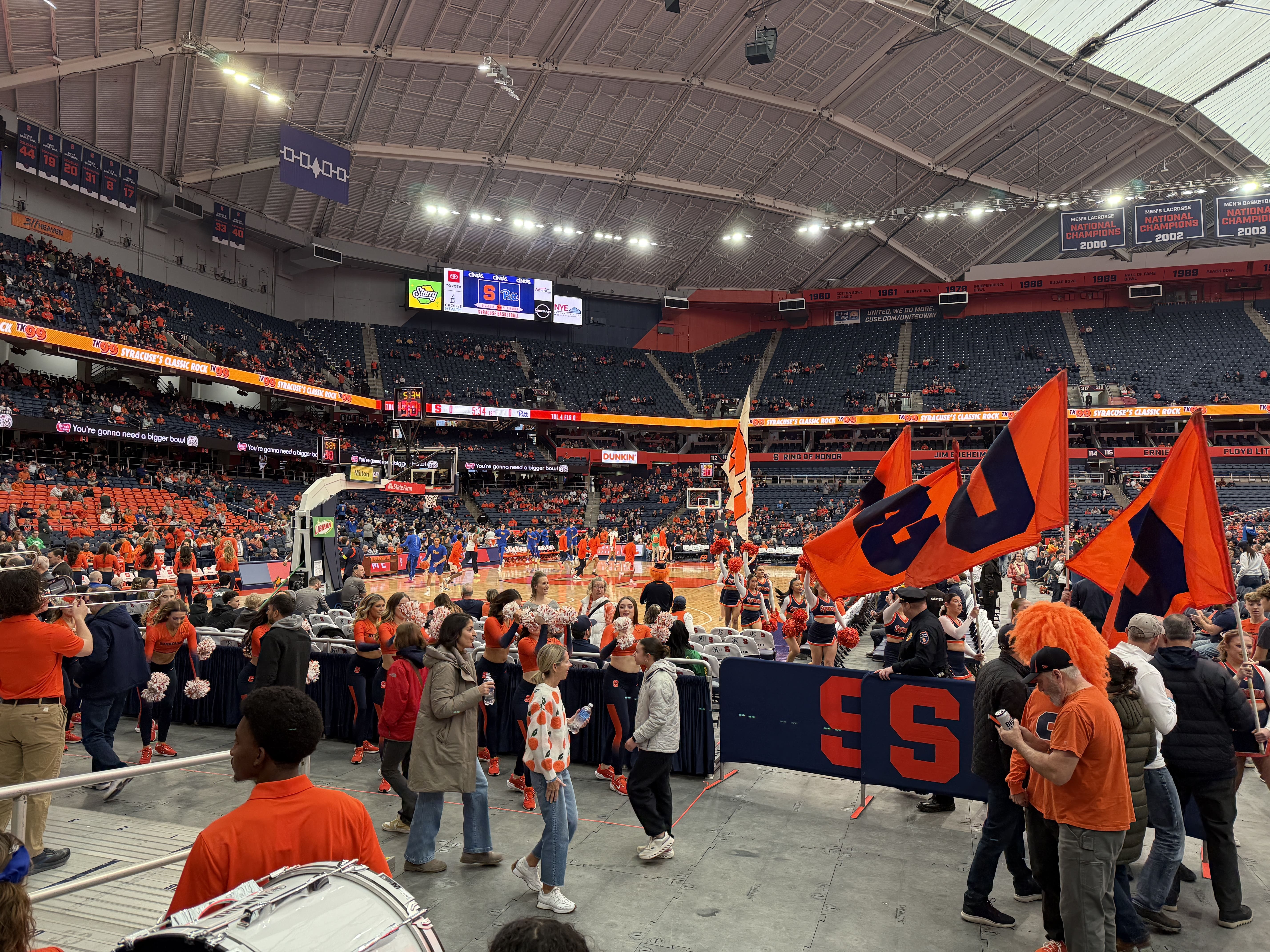 JMA Wirless Dome, Syracuse Basketball vs Pitt