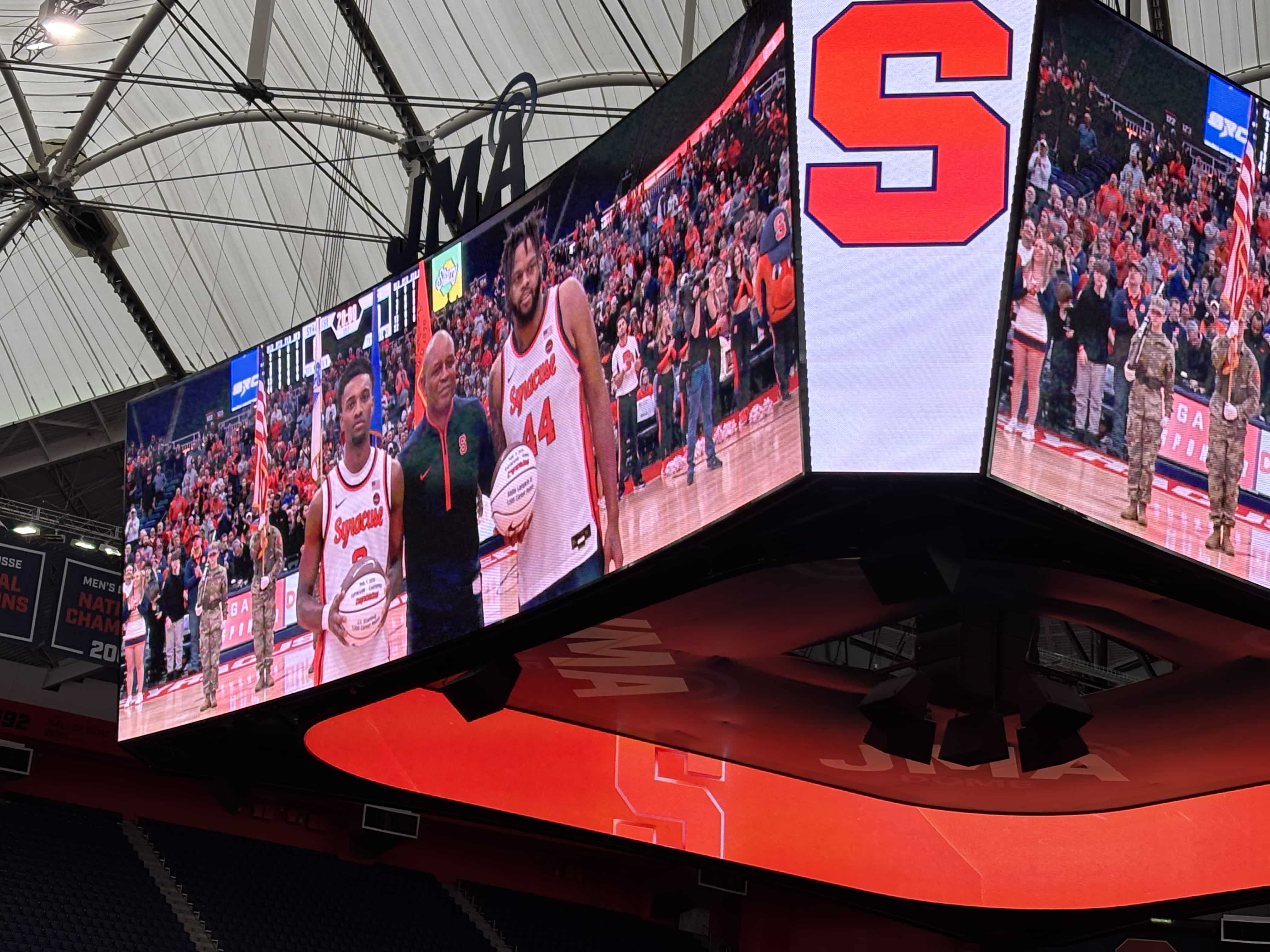 JMA Wireless Dome, Syracuse Basketball jumbotron