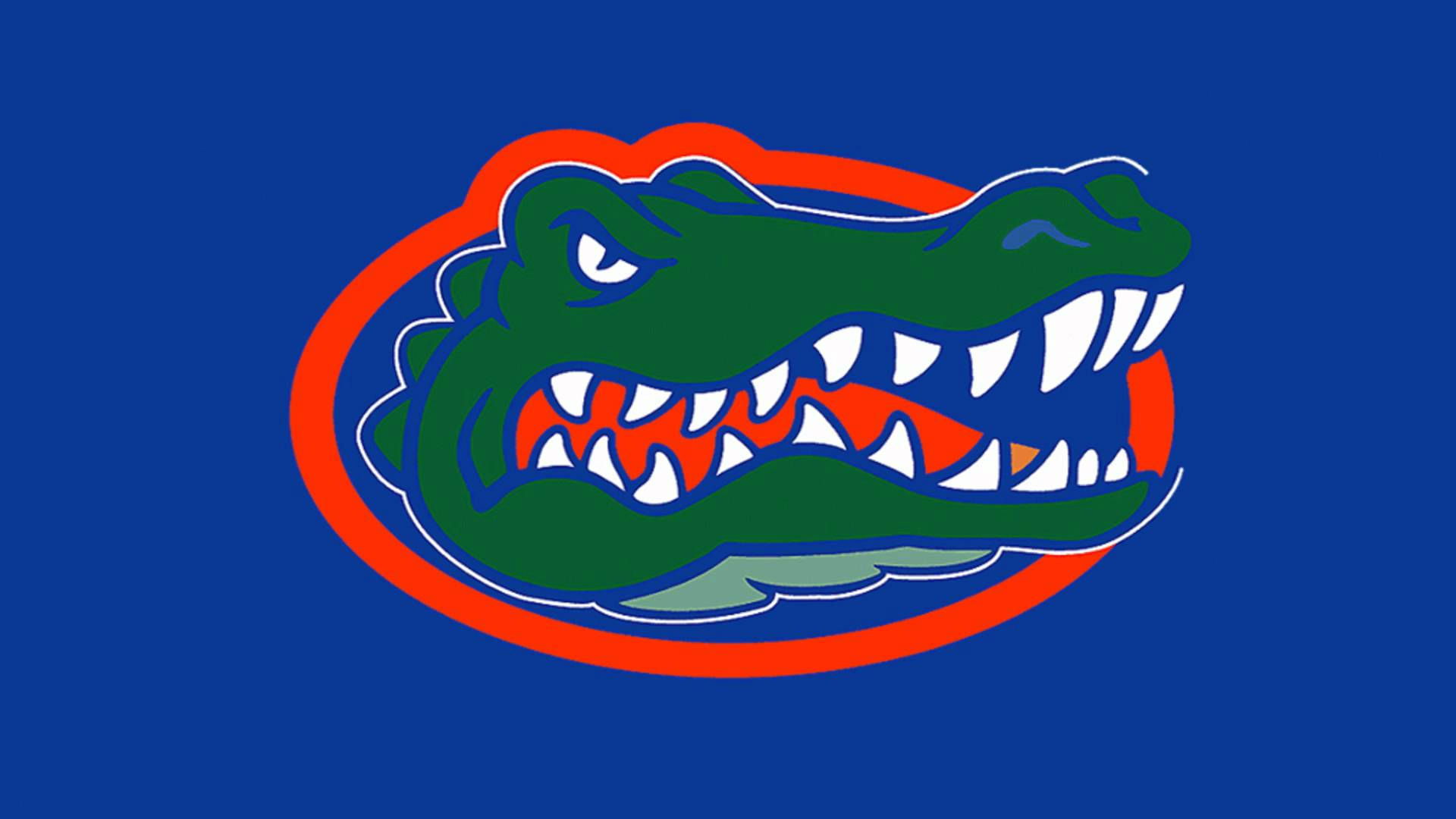 Florida basketball logo blue background