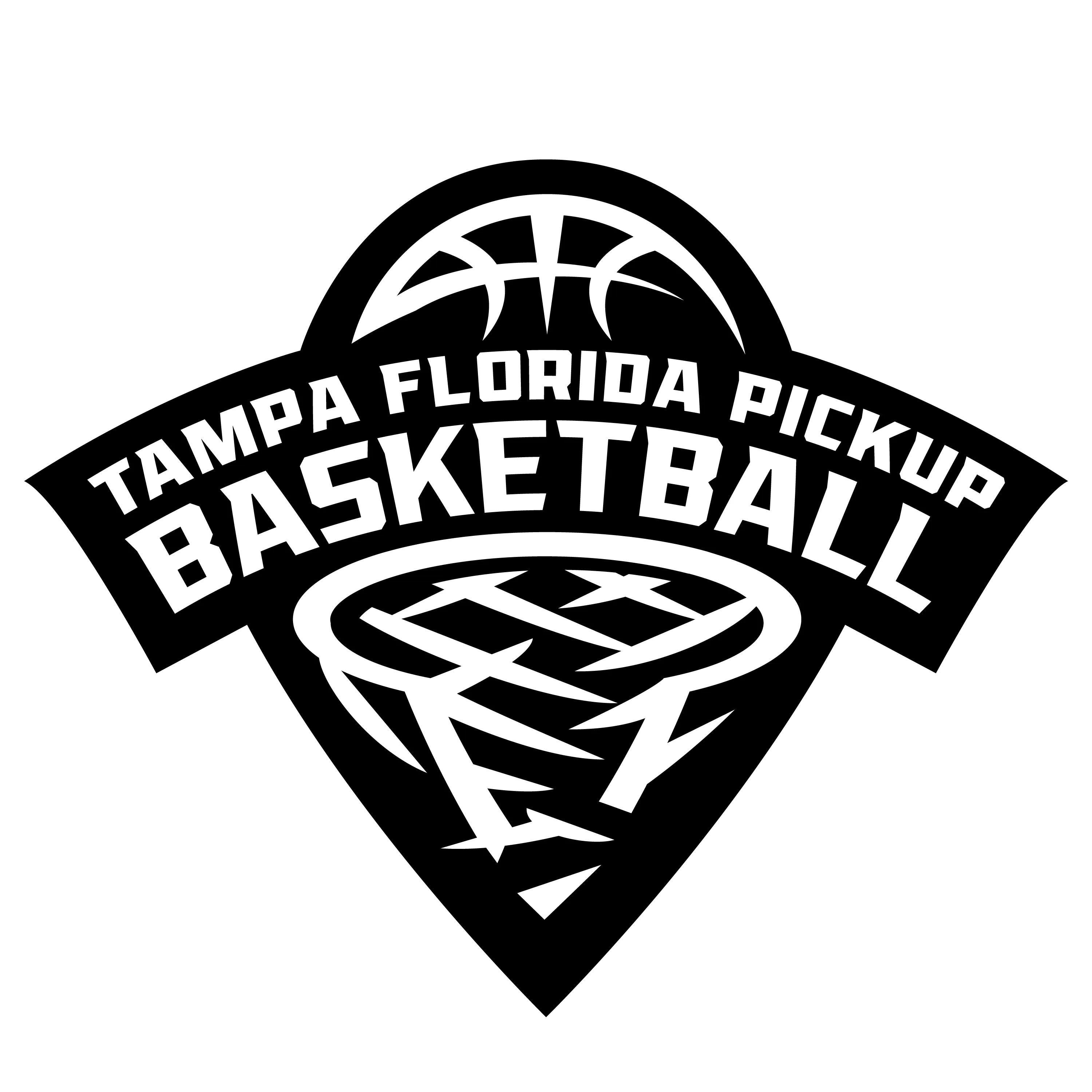 Tampa Florida Pickup Basketball Logo