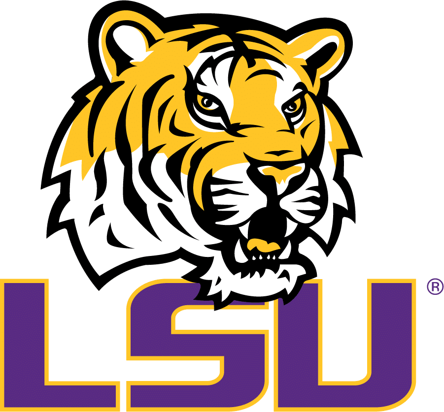 LSU Basketball Logo