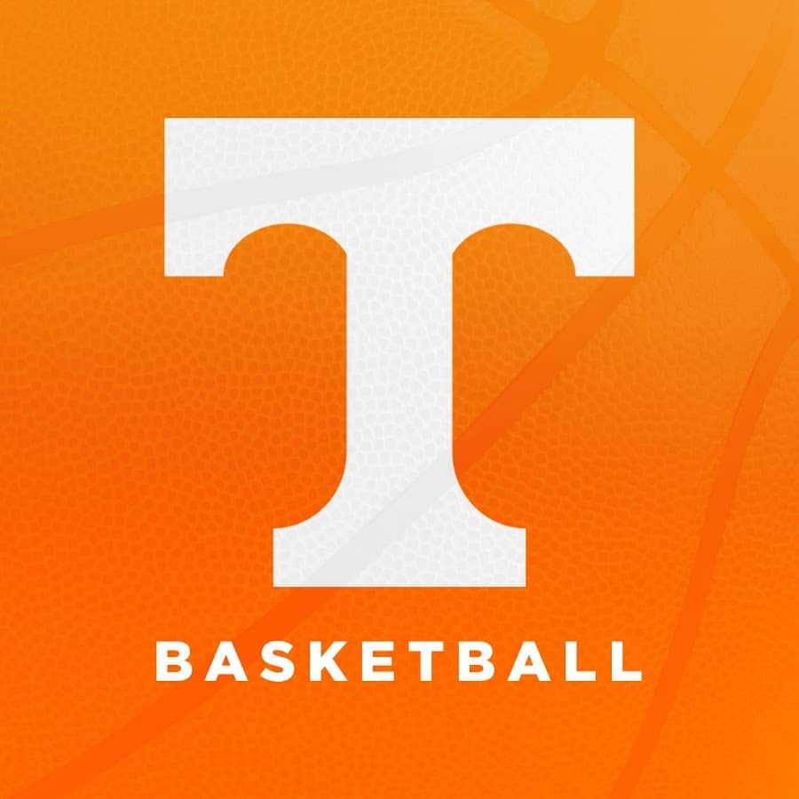 Tennessee basketball logo on Orange background