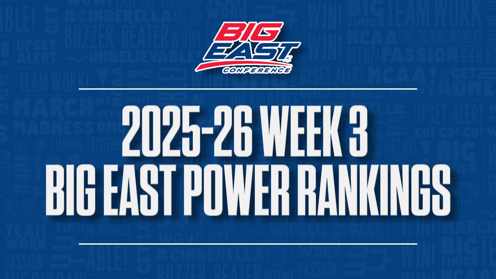 CBB Review Big East basketball power rankings Week 3 GFX