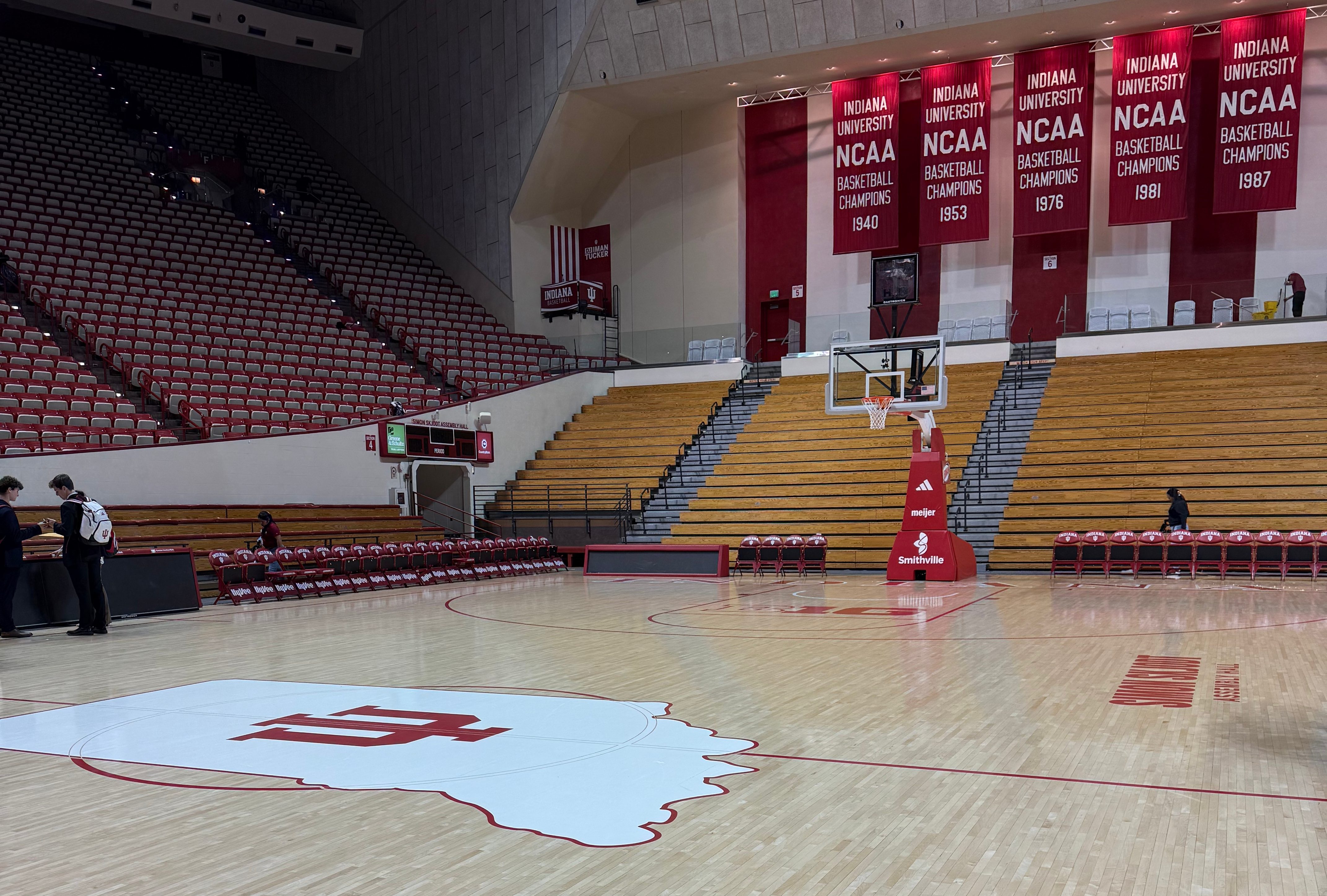 Empty Assembly Hall, Indiana basketball arena (Photo credit: CBB Review)