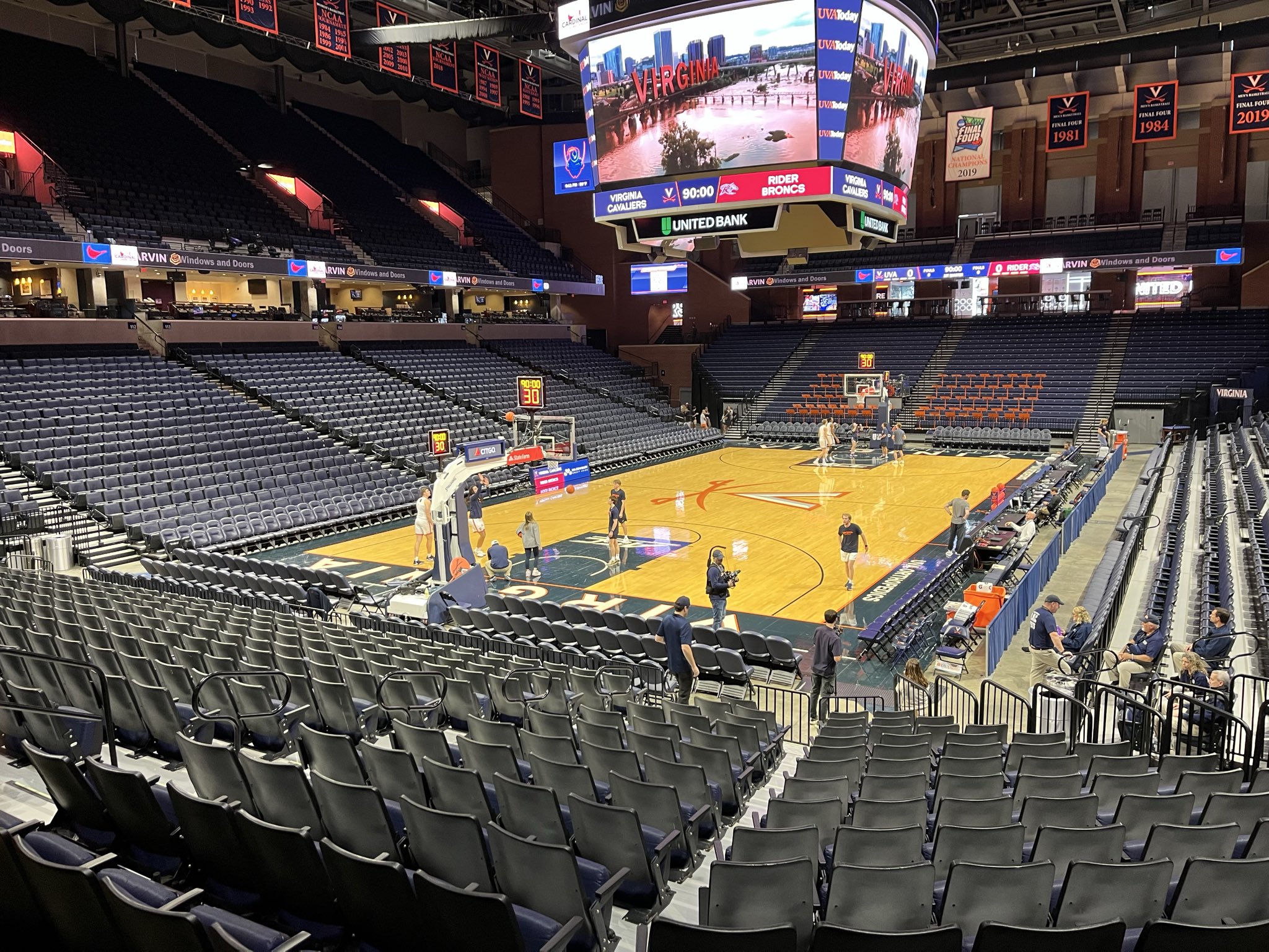 Virginia Basketball's John Paul Jones Arena (Photo credit: Joshua Gingrich, CBB Review)