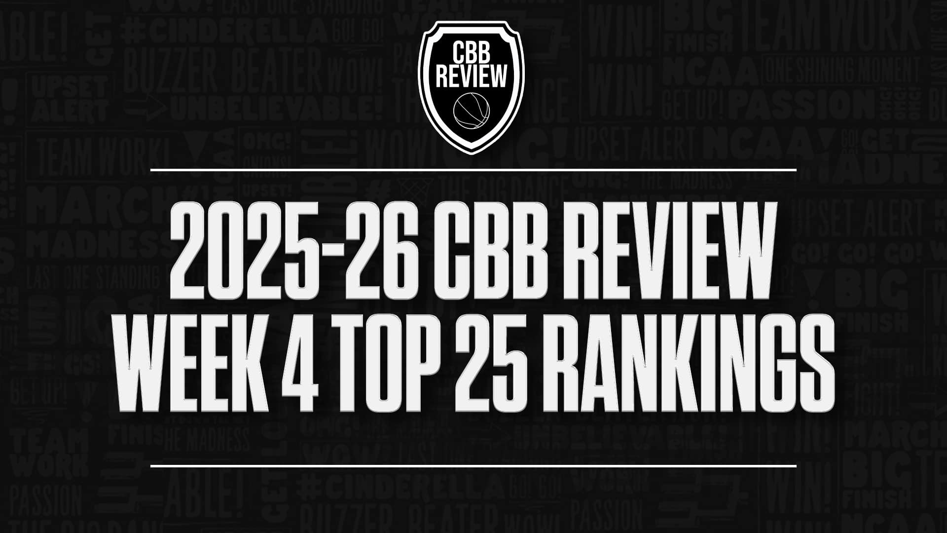 2025-26 CBB Review College Basketball Rankings week 4 GFX