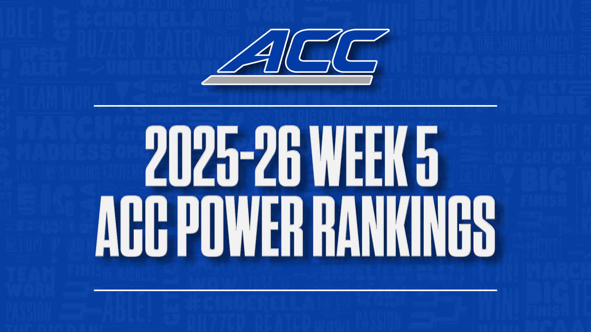 2025-26 ACC basketball power rankings Week 5 GFX
