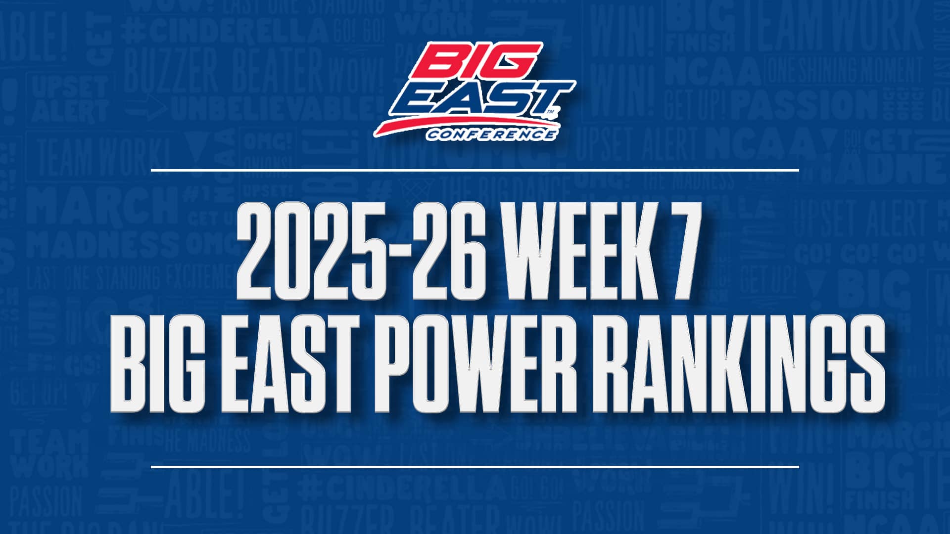 CBB Review Big East basketball power rankings Week 7 GFX