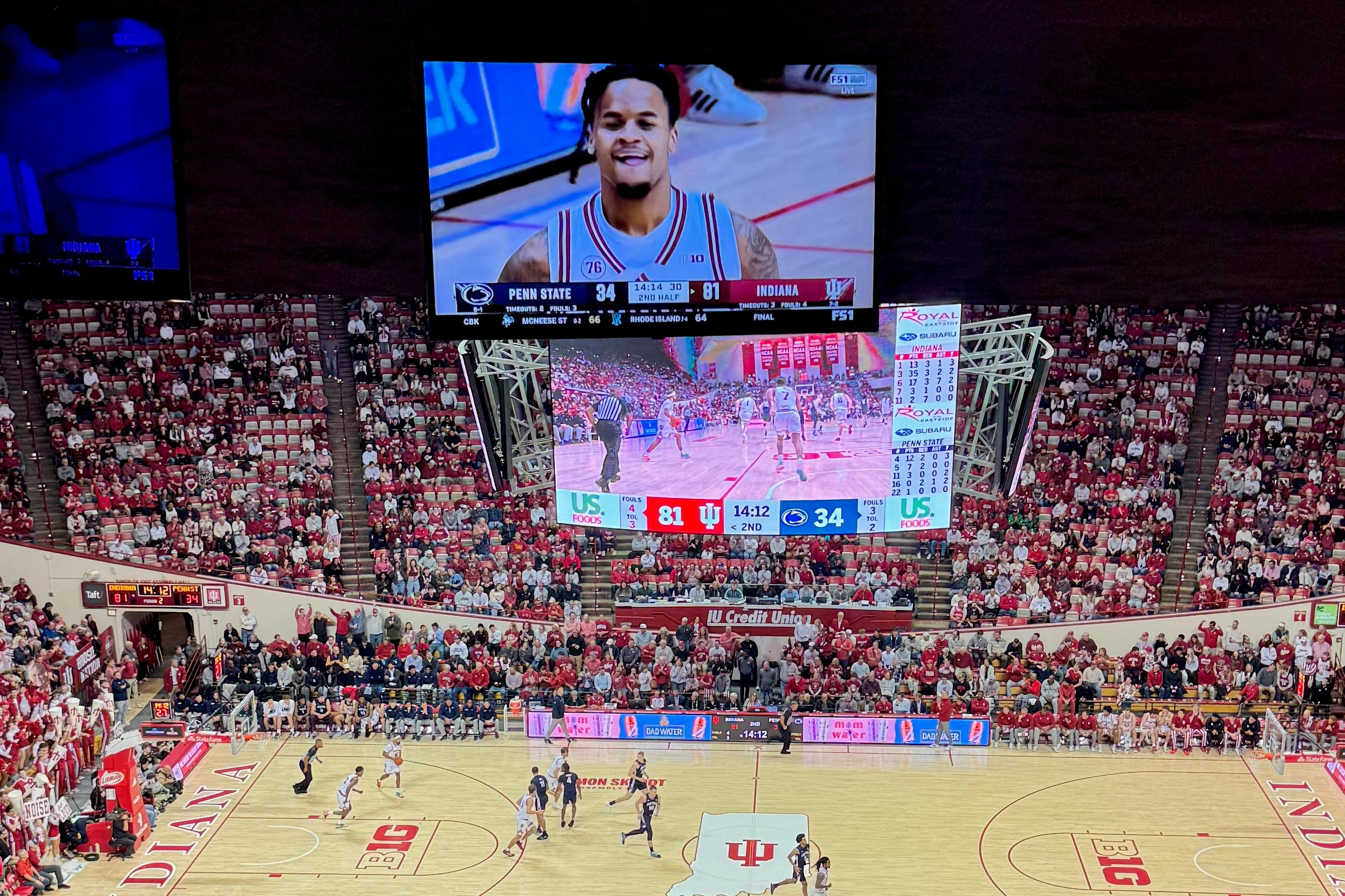 Lamar Wilkerson Breaks three-pointers in a game Record for Indiana basketball (Photo credit: Grace Jeffer, CBB Review)