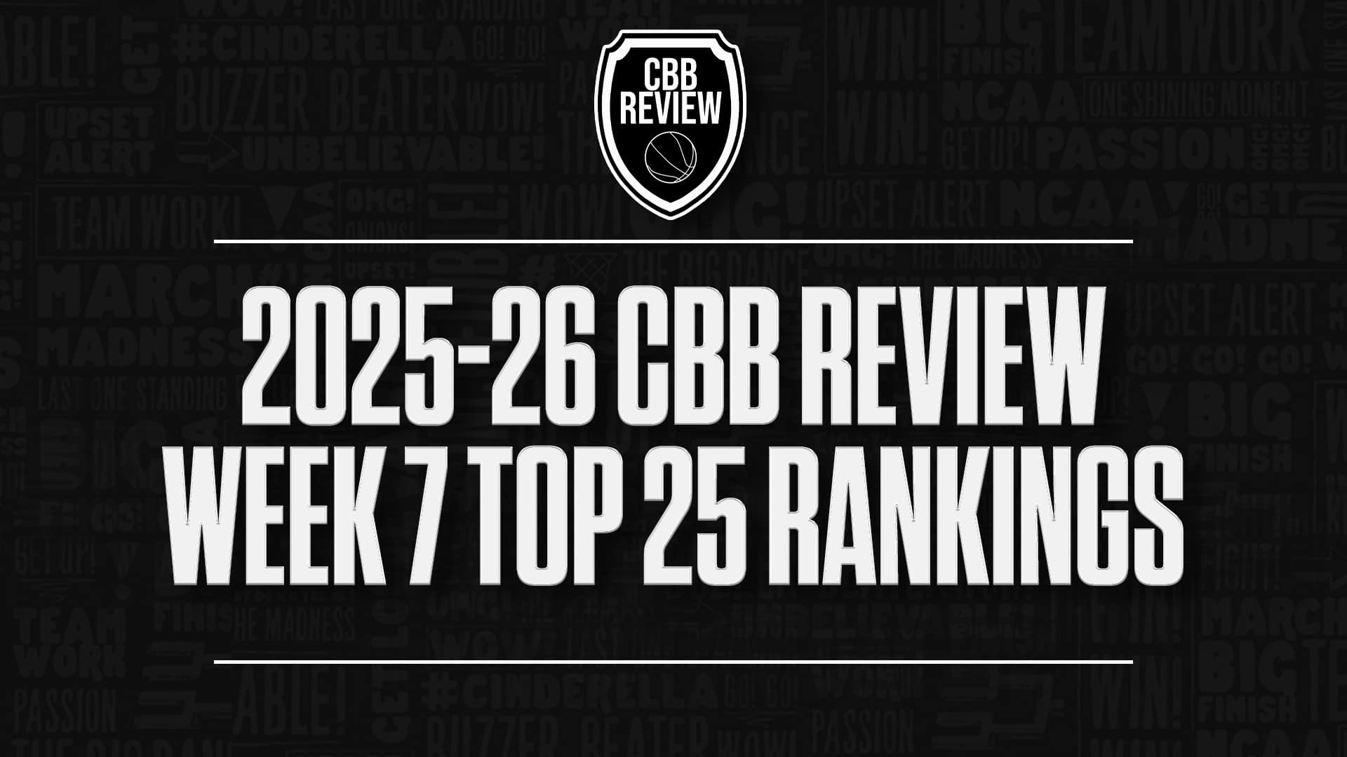 2025-26 CBB Review College Basketball Rankings Week 7 GFX