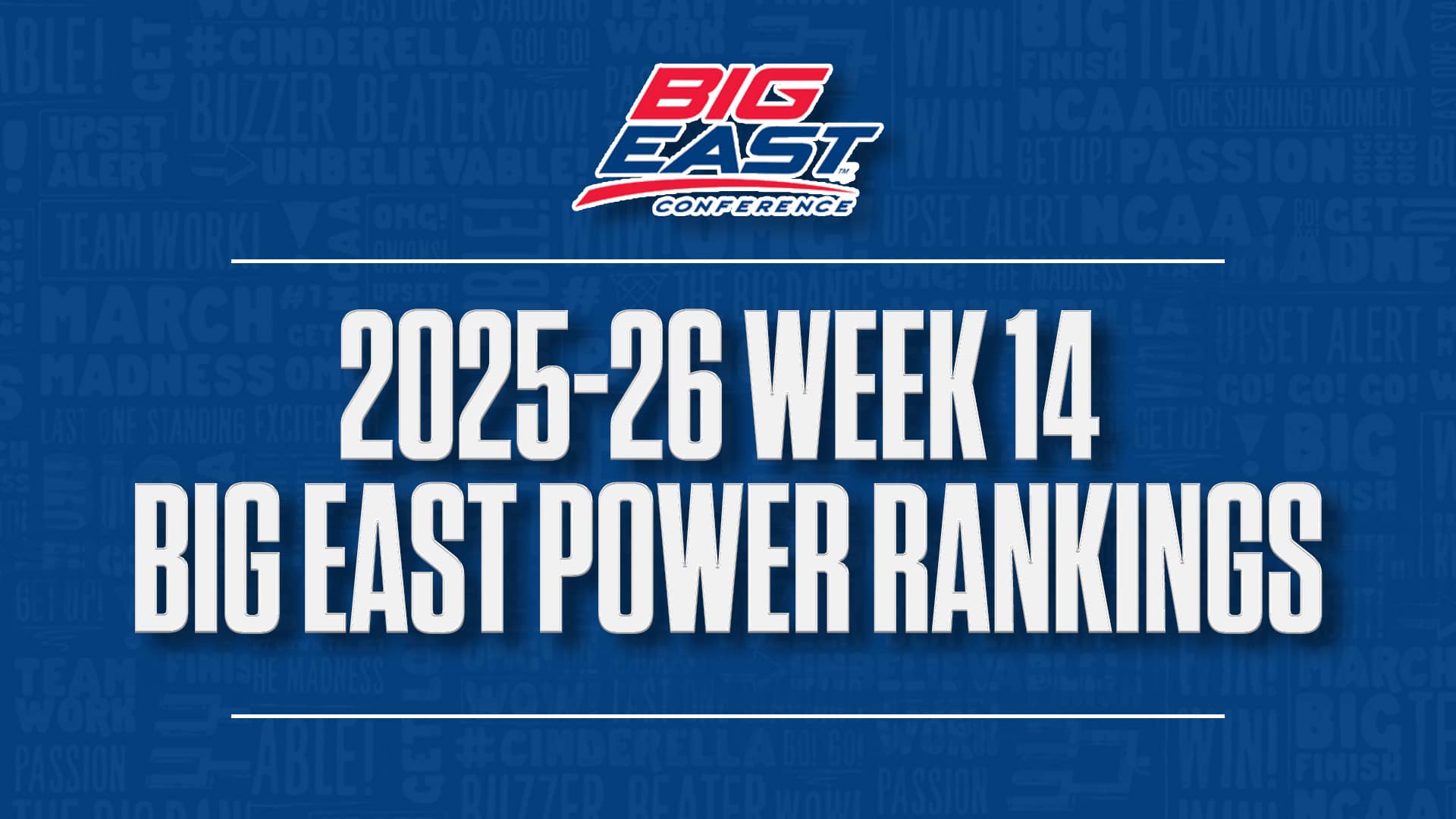 CBB Review Big East basketball power rankings Week 14 GFX