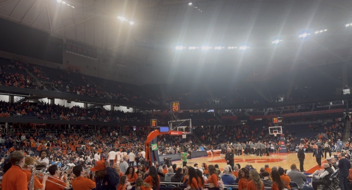 Syracuse basketball vs Cal at JMA Wireless Dome on Feb. 11 2026 (Image credit: CBB Review)
