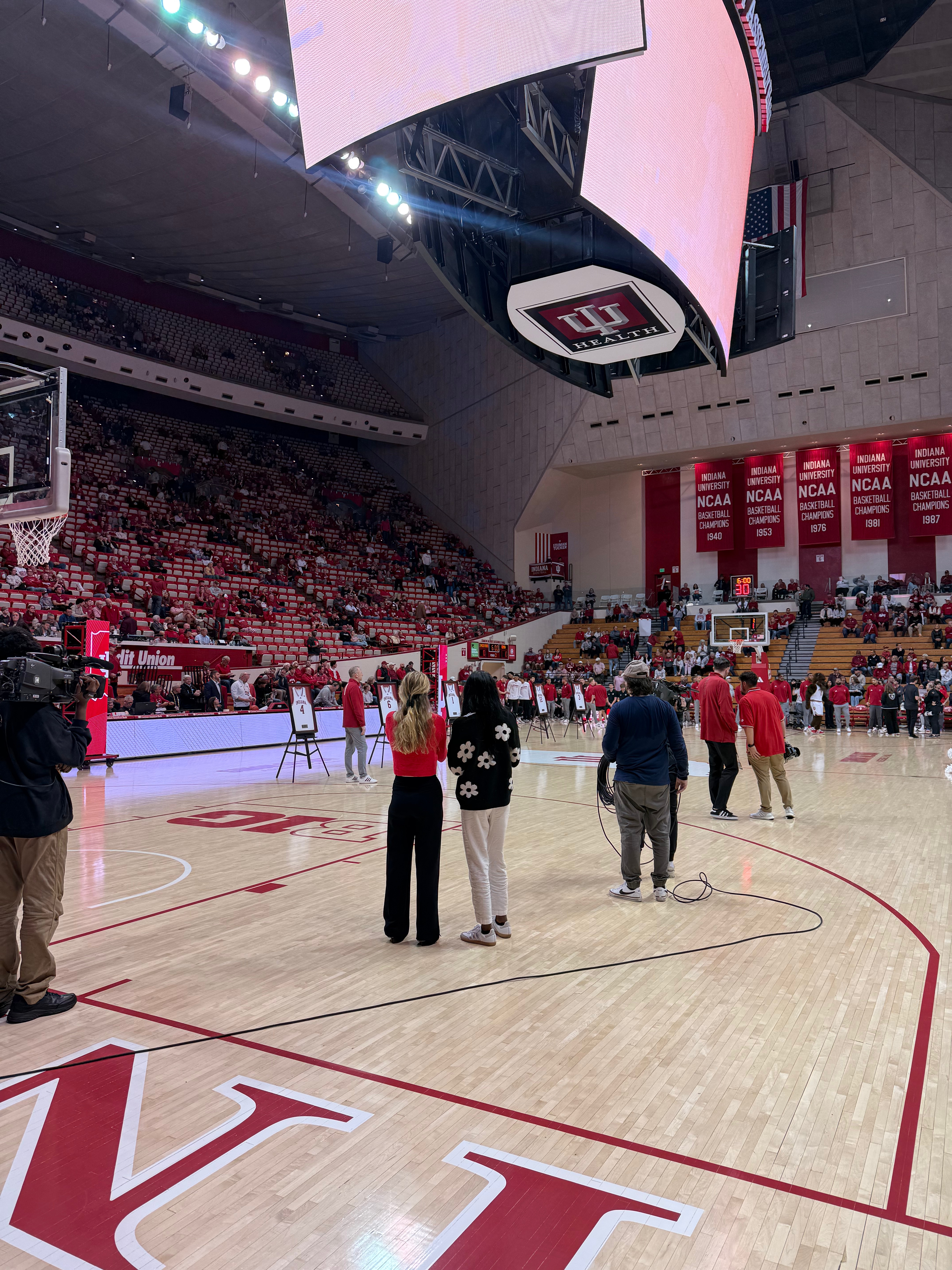Indiana Basketball Senior Night 2026 (Photo credit: Grace Lesher, CBB Review)