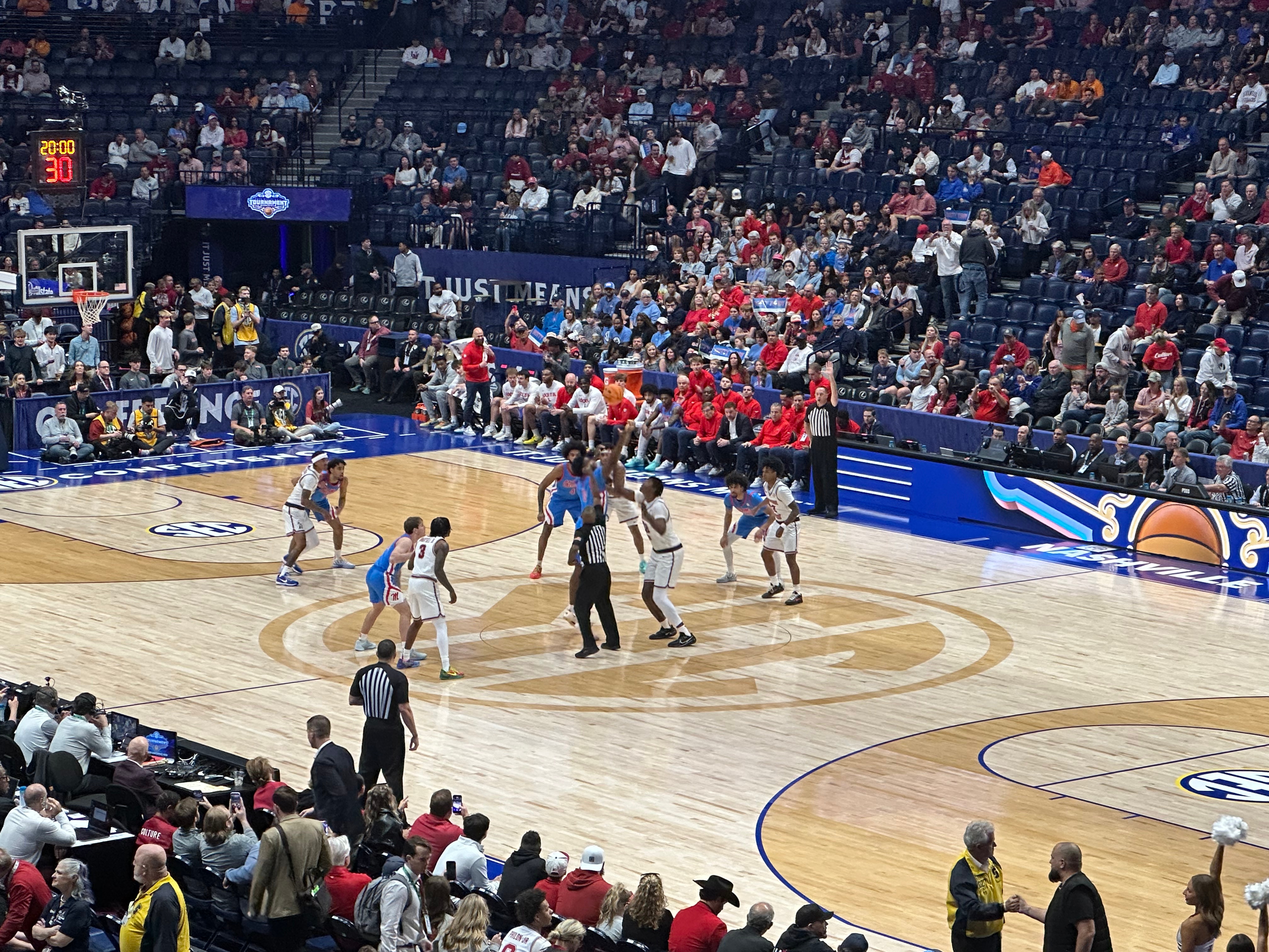 2026 SEC Basketball Tournament. (Photo Credit: Nick Elliott, CBB Review)