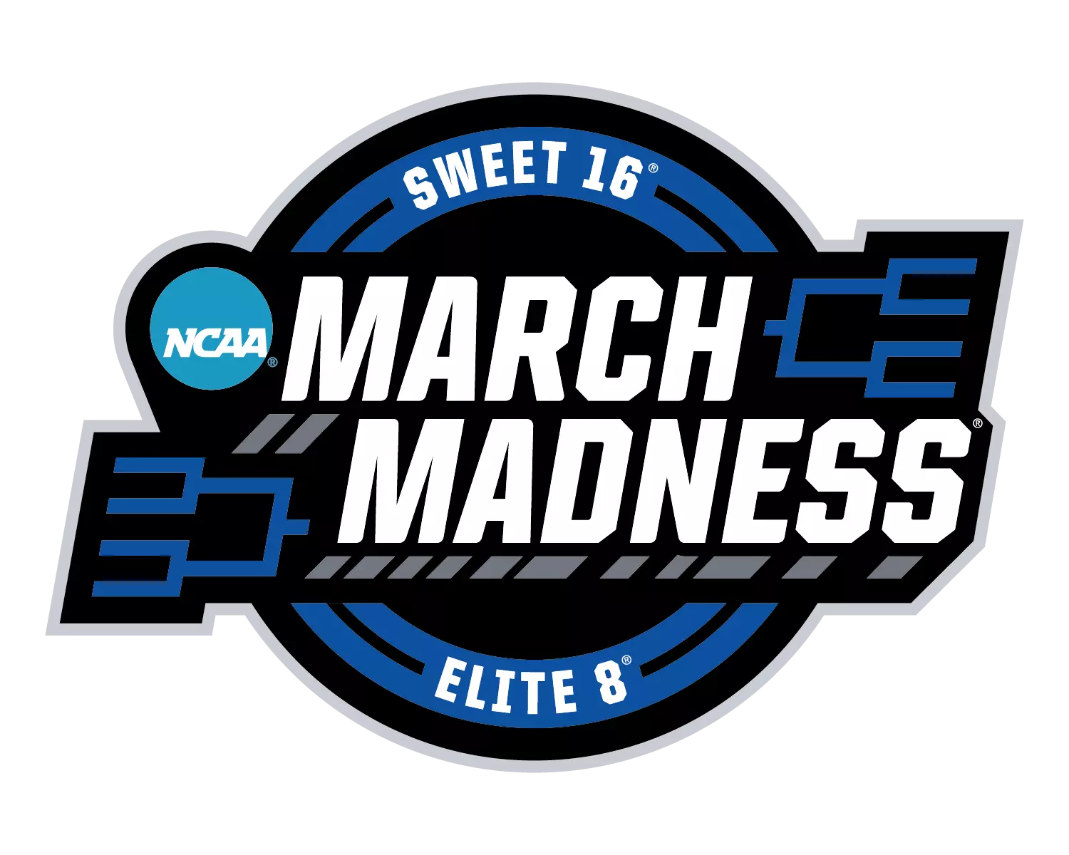 March Madness Sweet 16 Elite 8 Logo