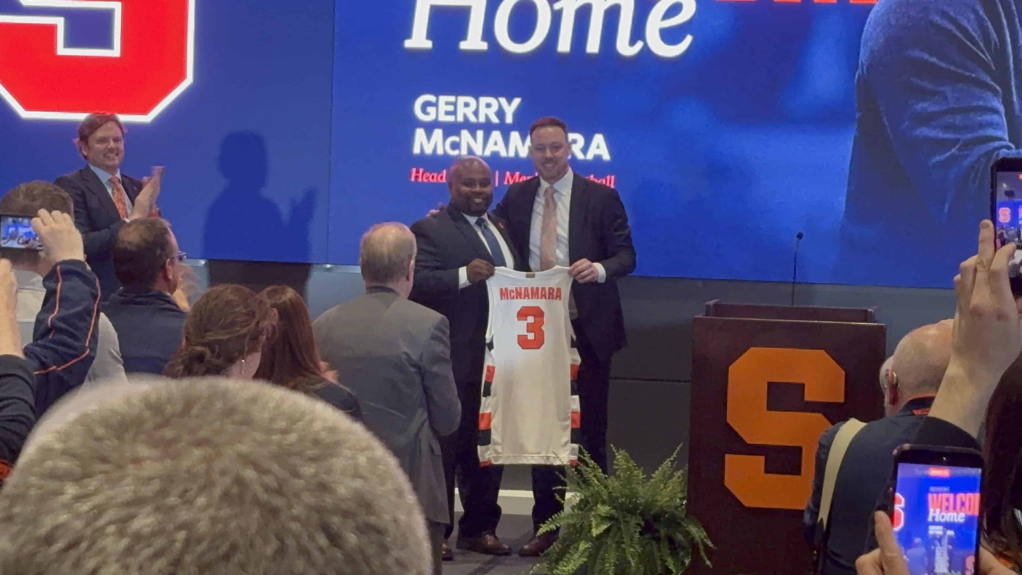 Gerry McNamara introduced as new head coach of Syracuse basketball (Photo credit: Ronan Fowler, CBB Review)